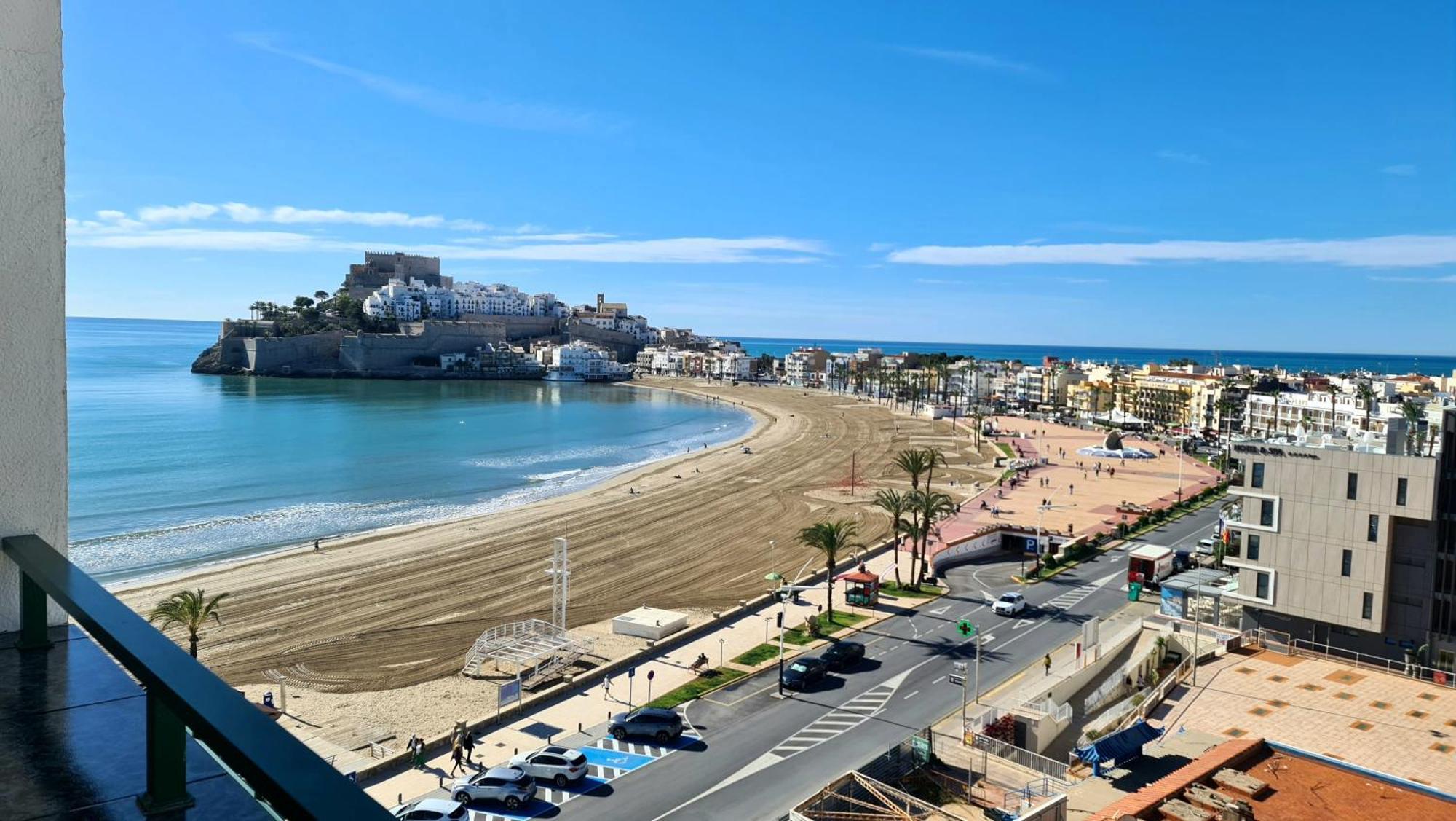 Apartamento Loft Primera Linea De Playa, Vistas Altas Mar Y Castillo Peñíscola Extérieur photo